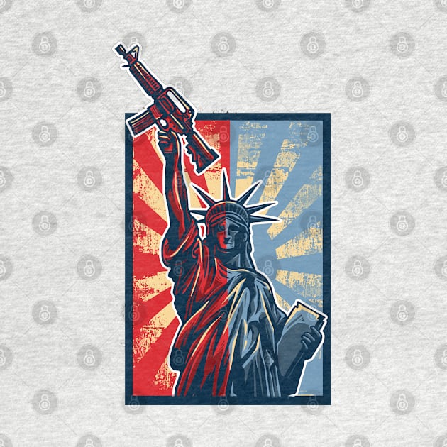 Right to Bear Arms: Lady Liberty Design by Jarecrow 